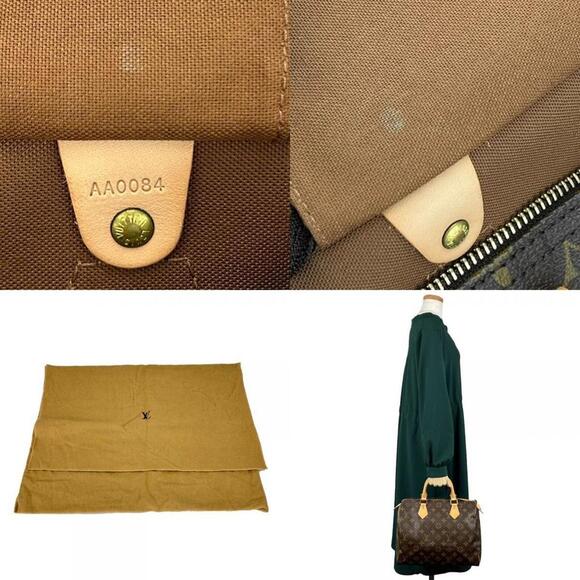 LOUIS VUITTON Brown Monogram Canvas Speedy 30 Bag - Picture 10 of 11